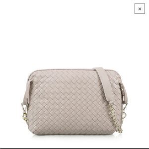 Milaner Paula Crossbody Woven Leather Bag